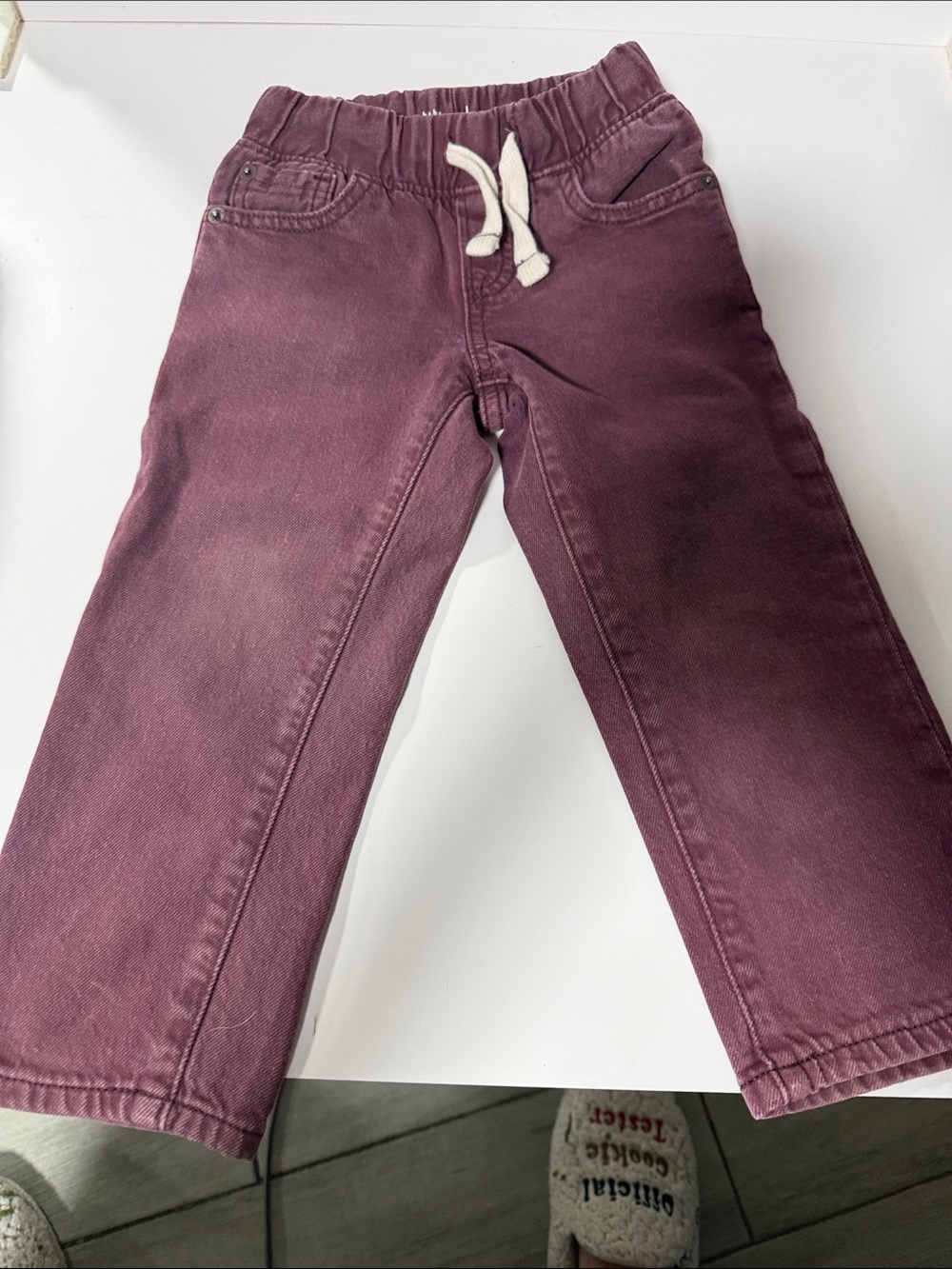 GAP Kids Maroon Drawstring Joggers